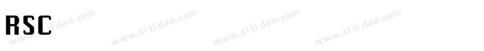 RSChiTown Medium字体转换